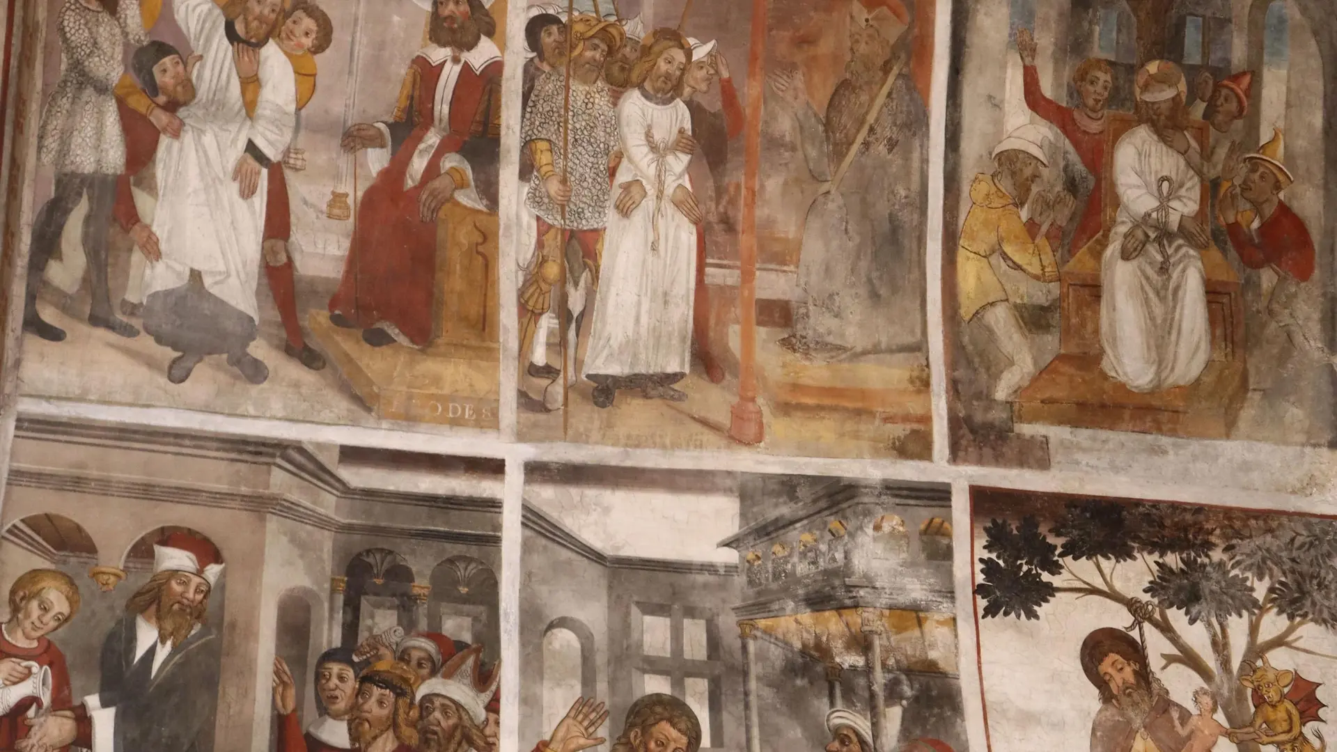 Fresque, église Saint Sébastien de Plampinet