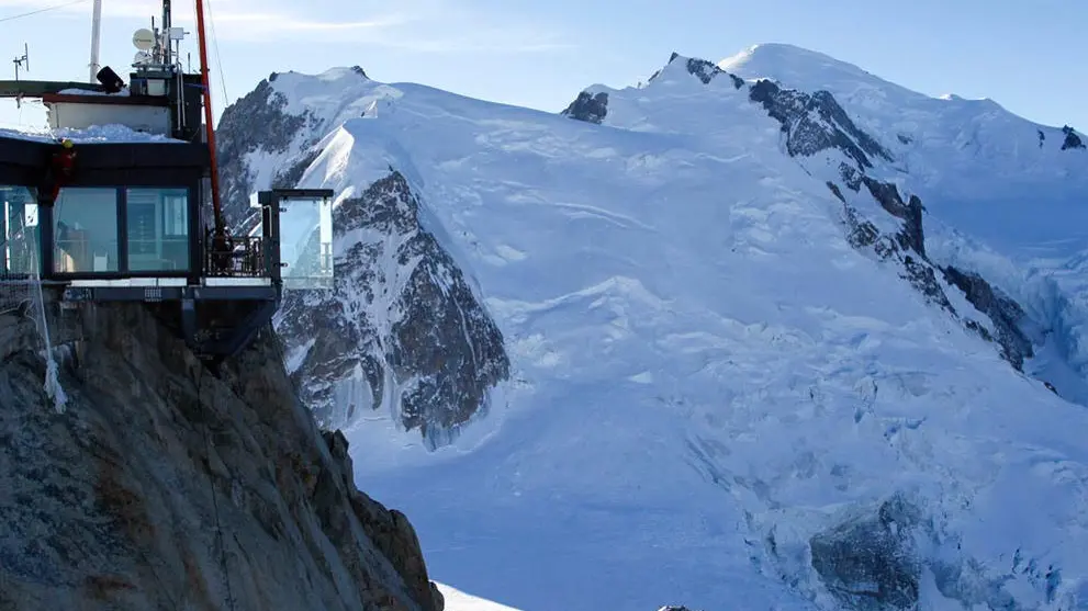 Aiguille du midi - téléphérique à 7km du chalet
