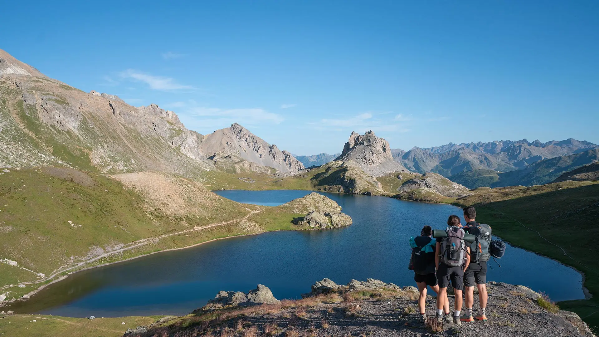 Randonnée au lac de l'Oronaye et au col de Roburent