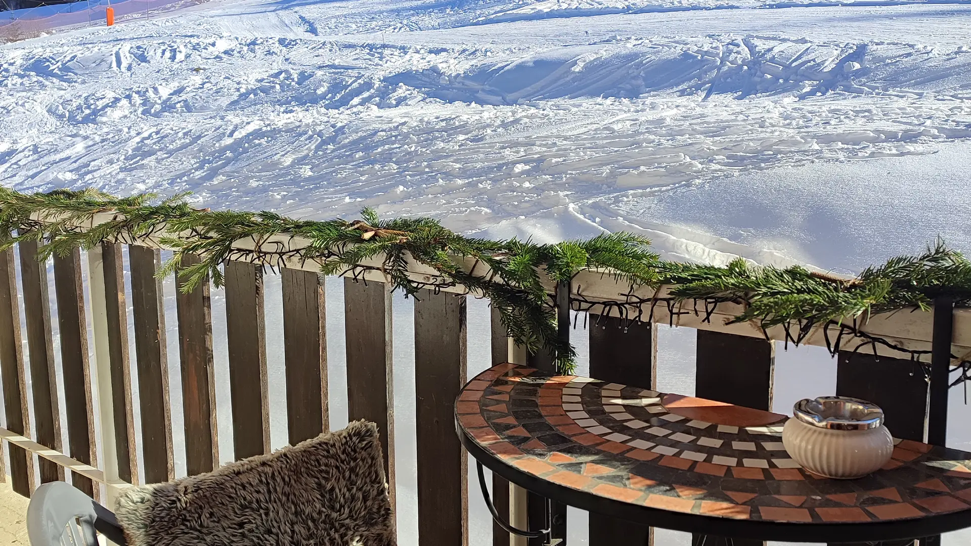 Winter balcony