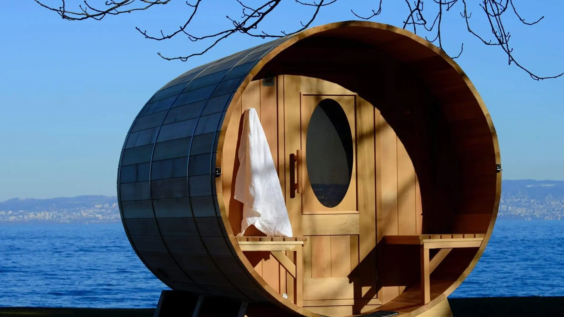 Sauna sur la plage