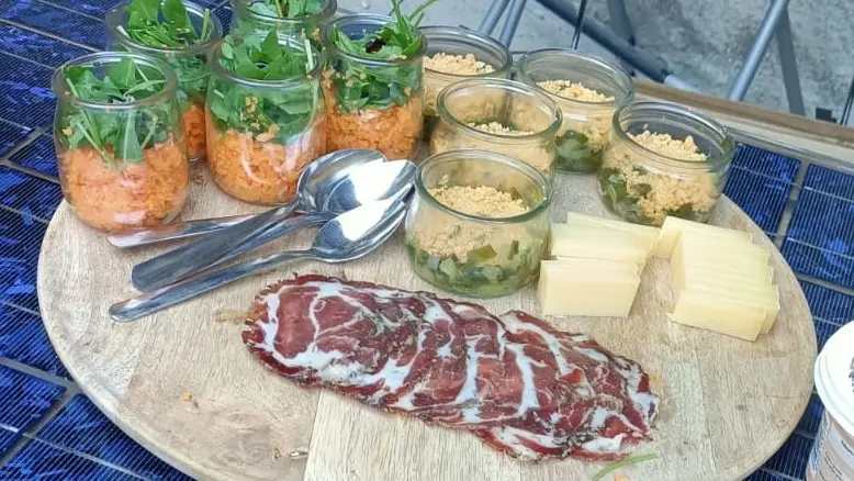 Planche apéro verrines