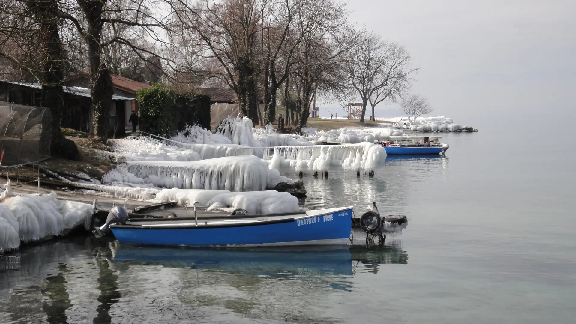 Lac Léman en hiver