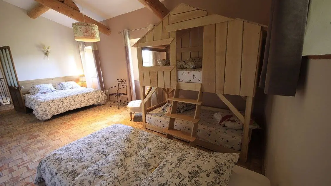 Chambre familiale - Le Mas de Loisonville