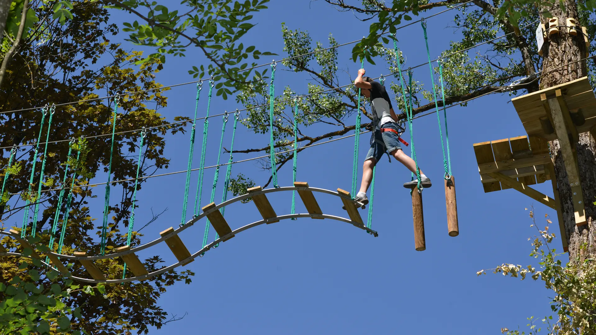 Parcours accrobranche l'Aventure Saint-Jean-de-Maurienne