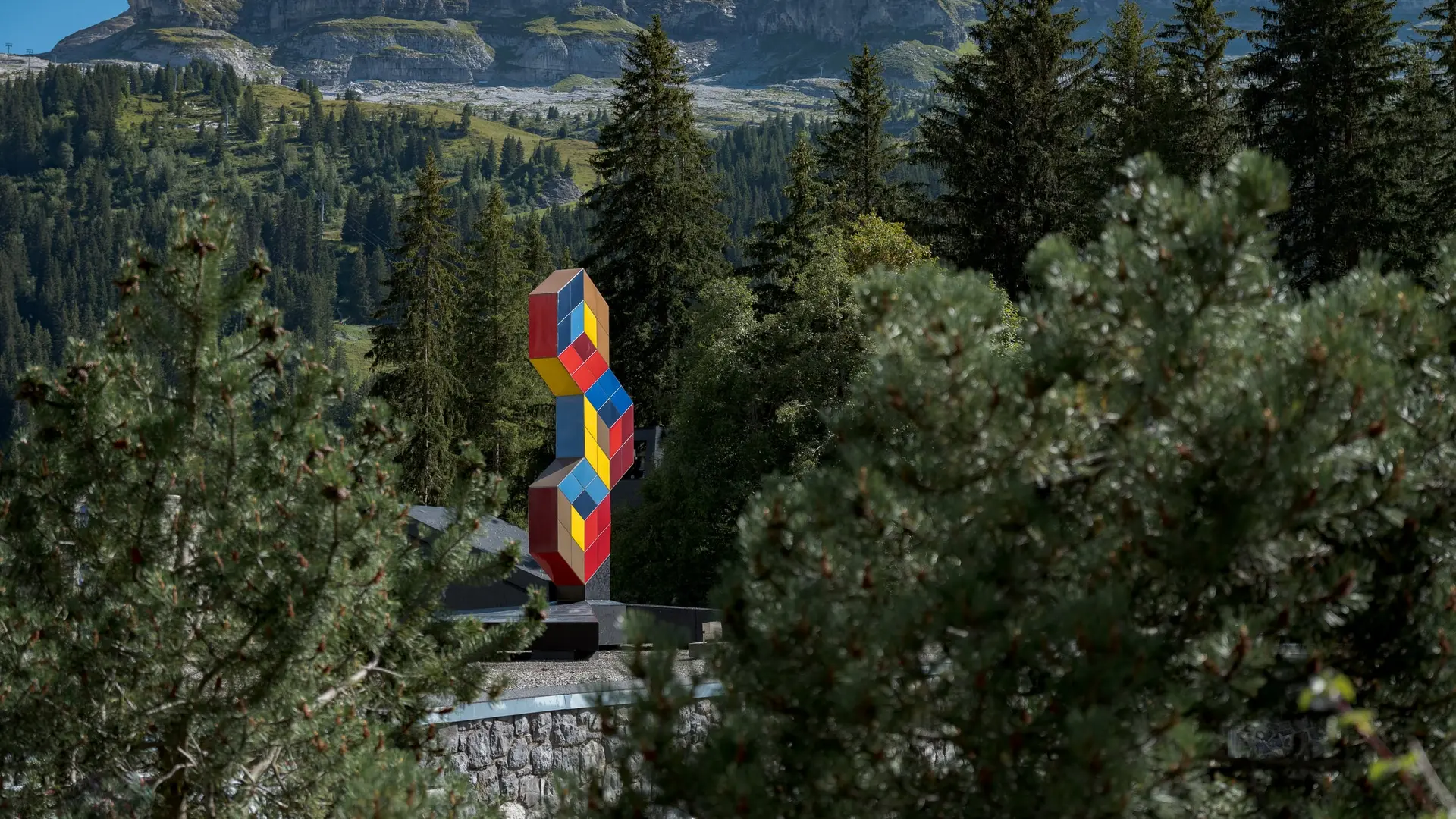 Vue des Trois Hexagones depuis le bâtiment de Véga