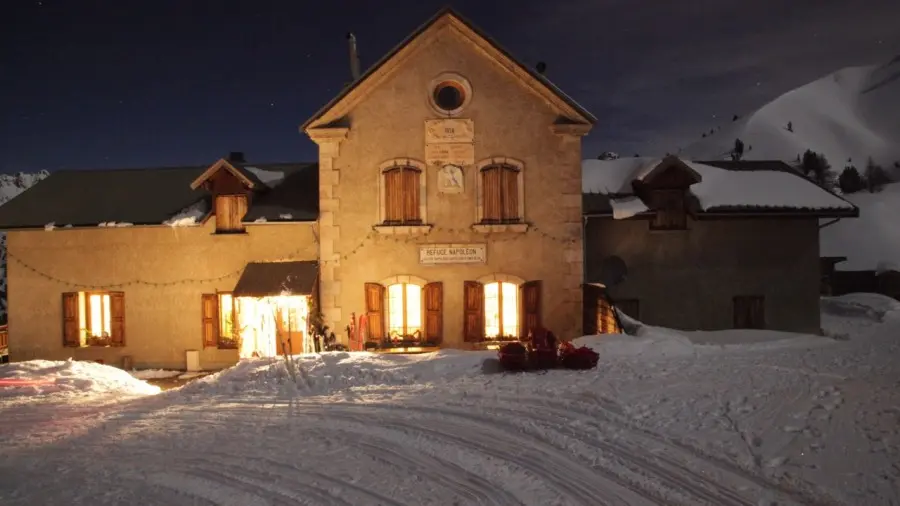 Le Refuge de nuit en Hiver