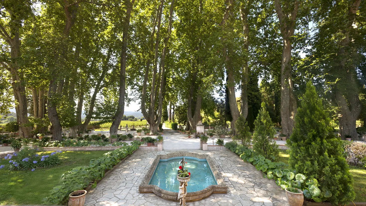 Les jardins du Château de l'Aumérade