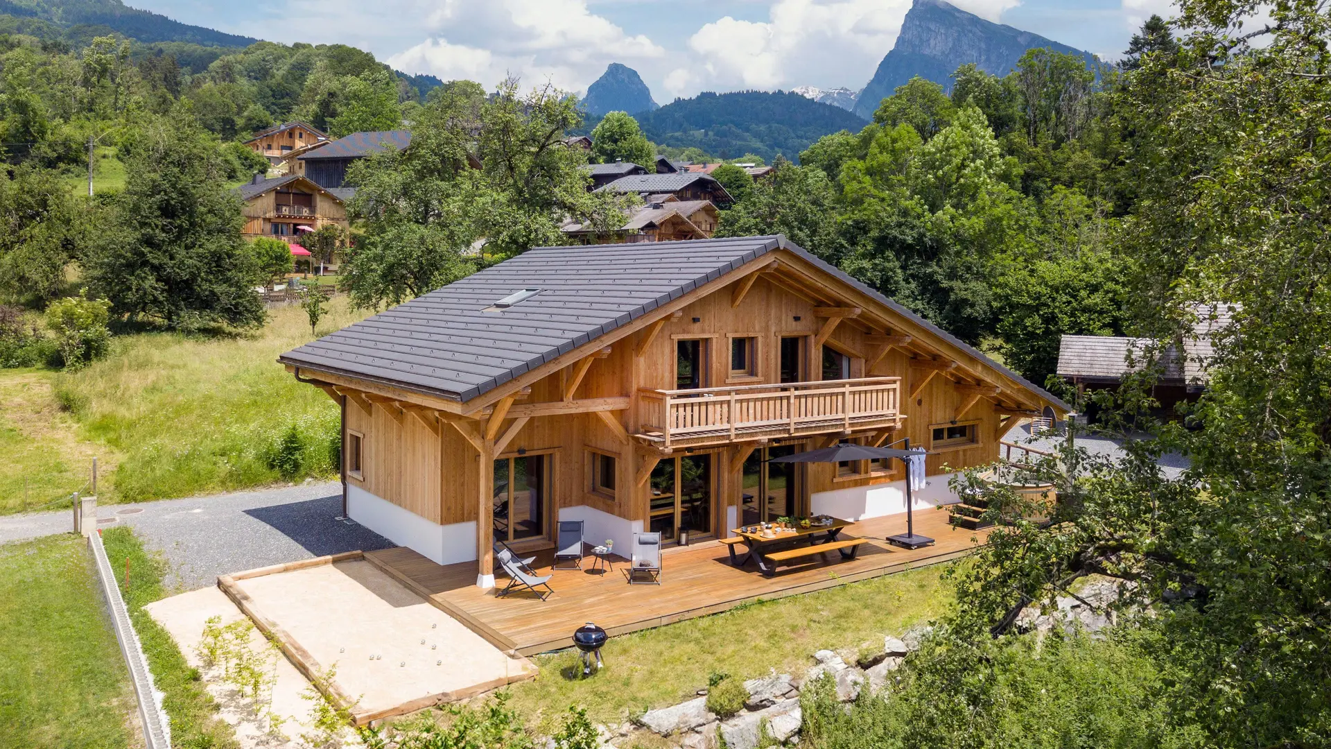 Vue générale du chalet