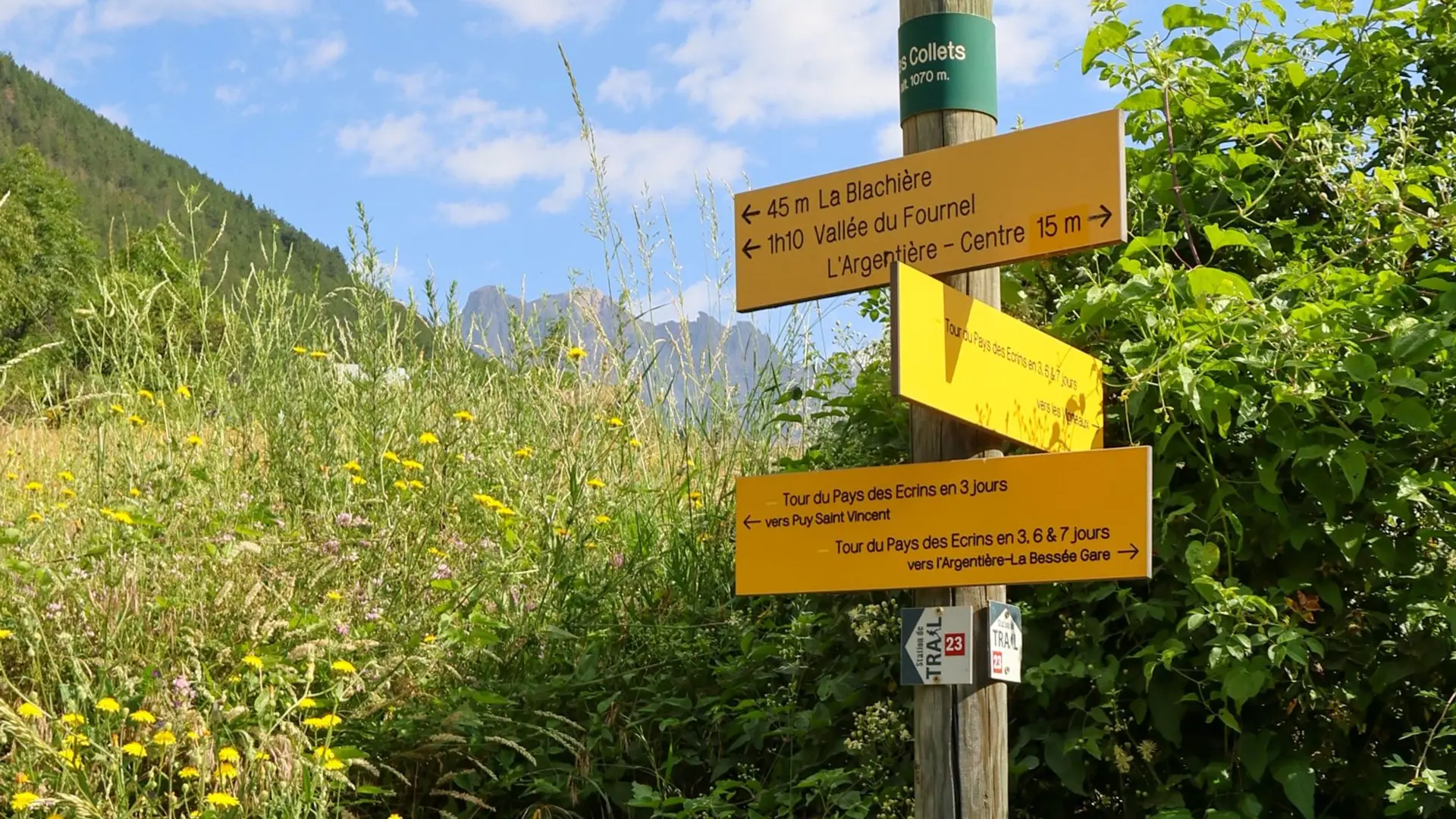 Panneaux Tour du Pays des Écrins