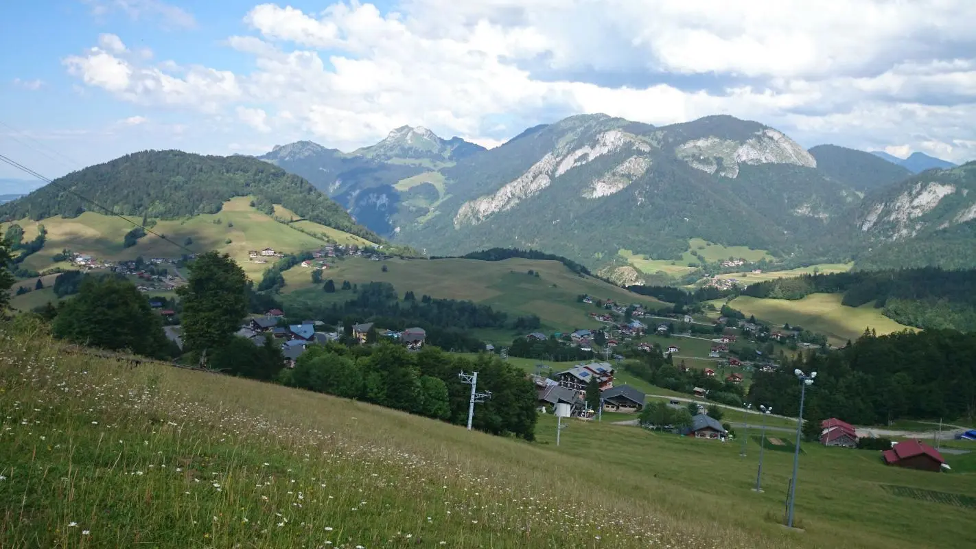 Alpages d'Hirmentaz,1 km