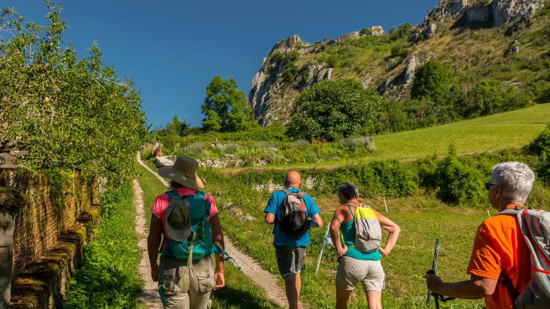 Roquefixade Chemin des Bonshommes