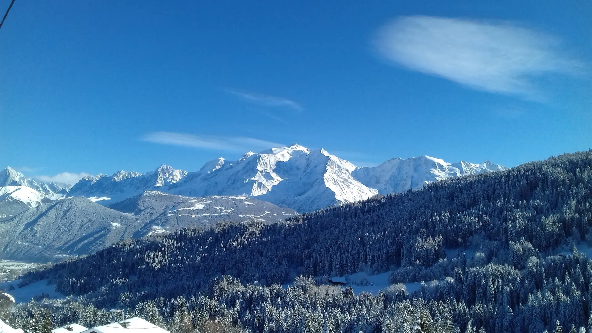 Vue Mont Blanc
