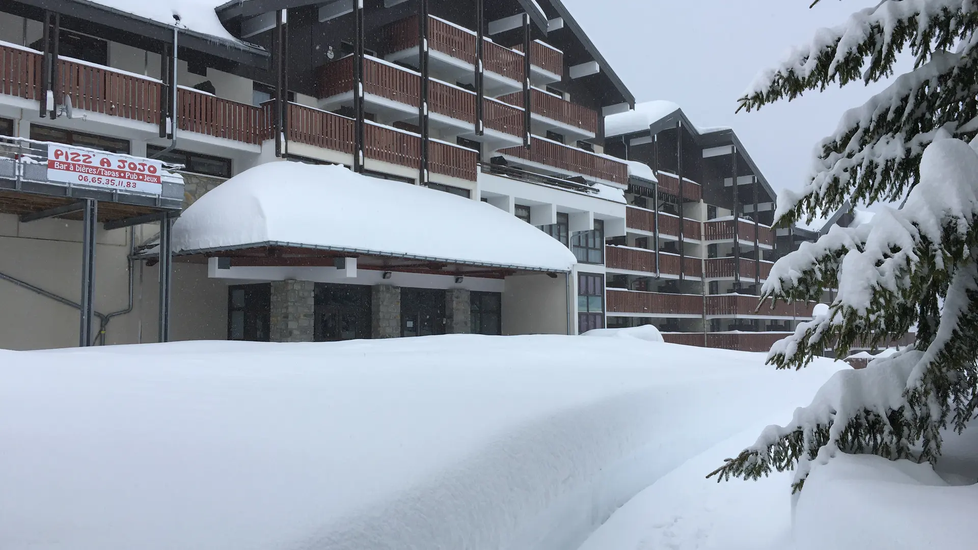 Résidence en hiver
