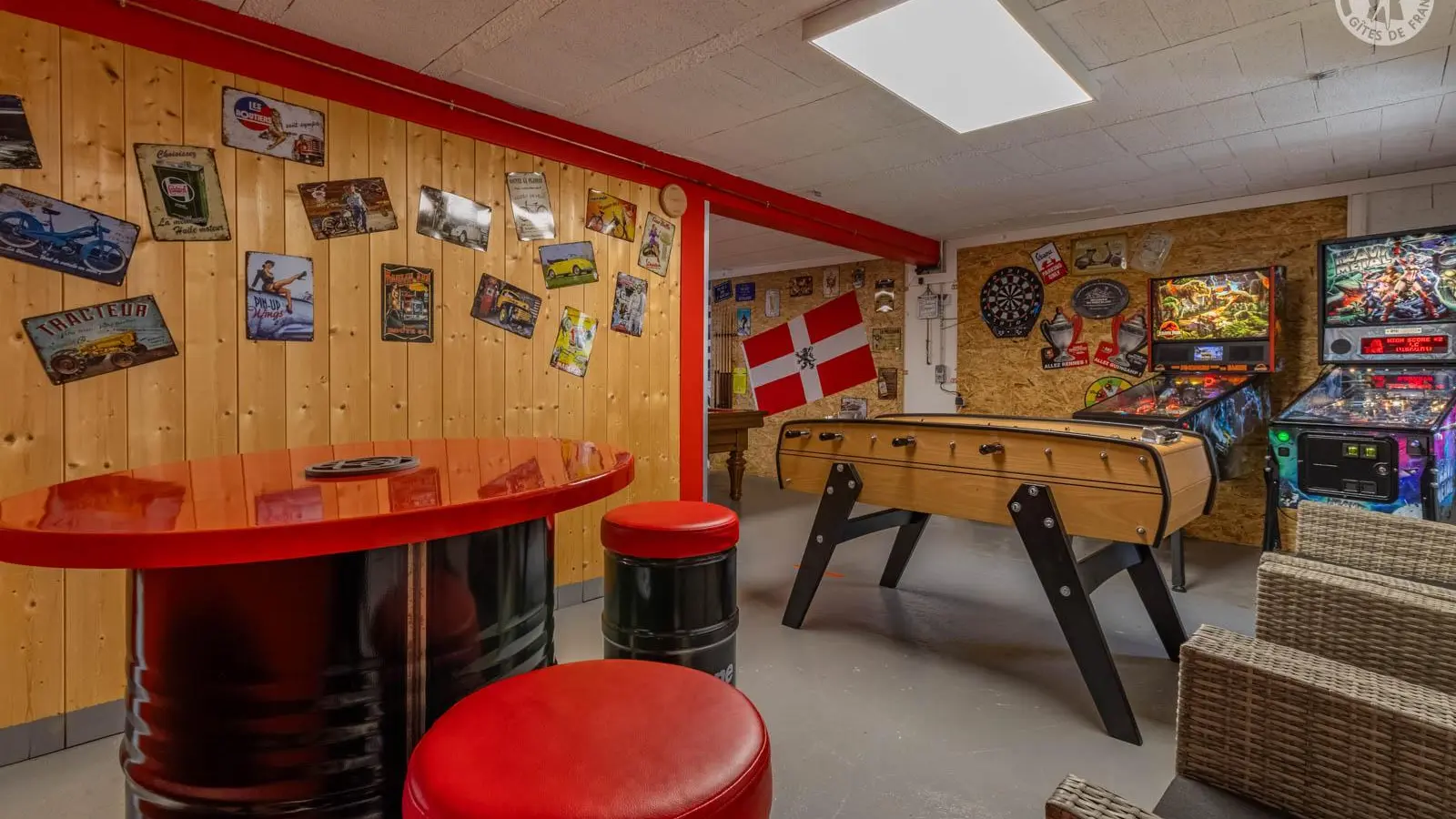 salle de jeux sous sol