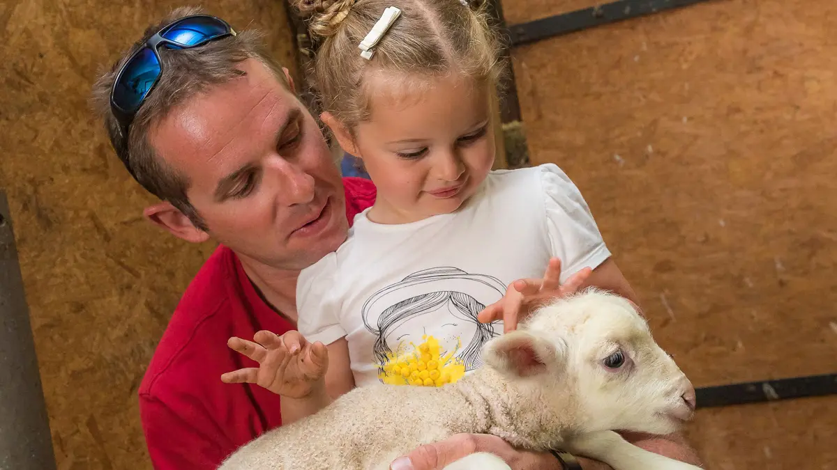 Visite de la ferme pédagogique GAEC du Caïre, Chaillol, vallée du Champsaur