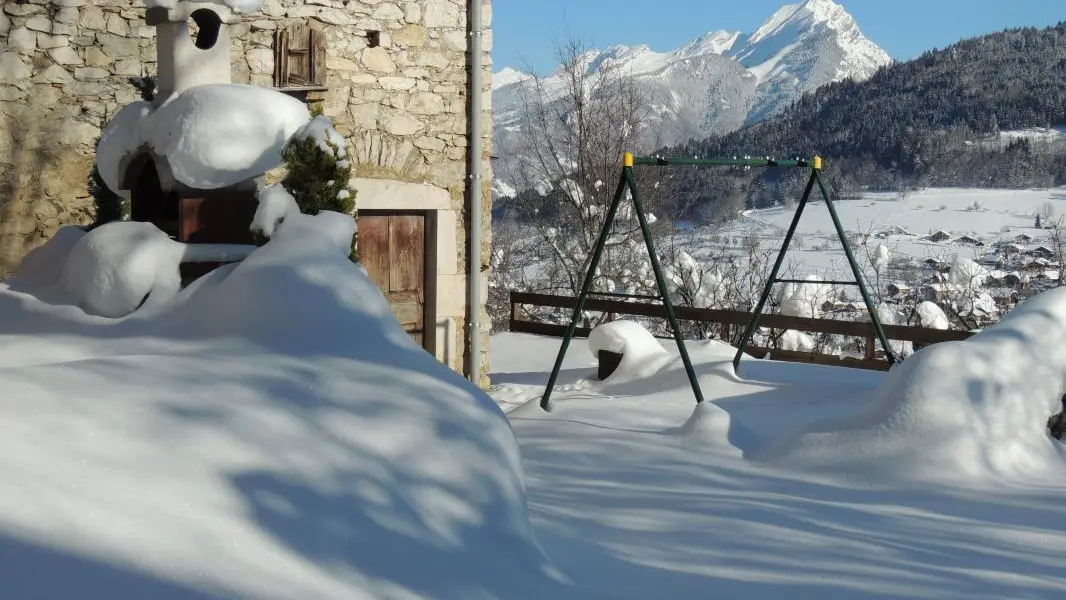 Espace détente en hiver