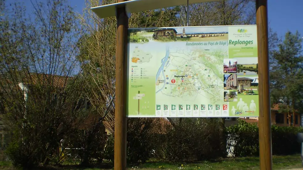 signaletique de randonnee - Pays de Bage