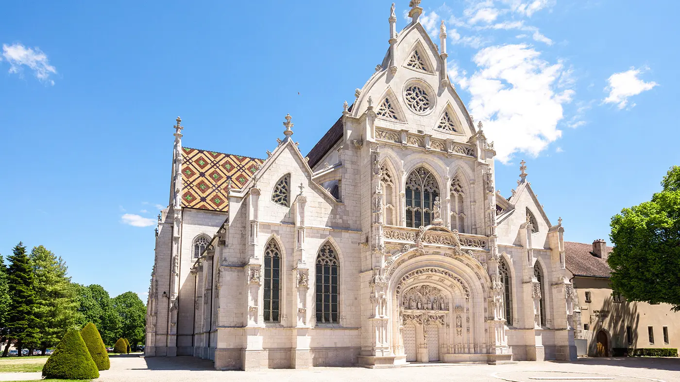 Vue extérieure du Monastère royal de Brou