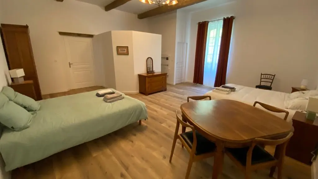 Suite parentale bambou à l'étage