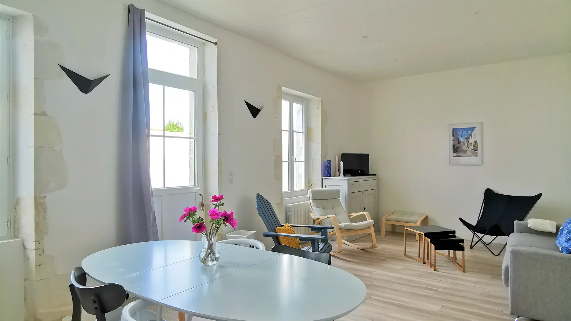 Essbereich und Wohnzimmer