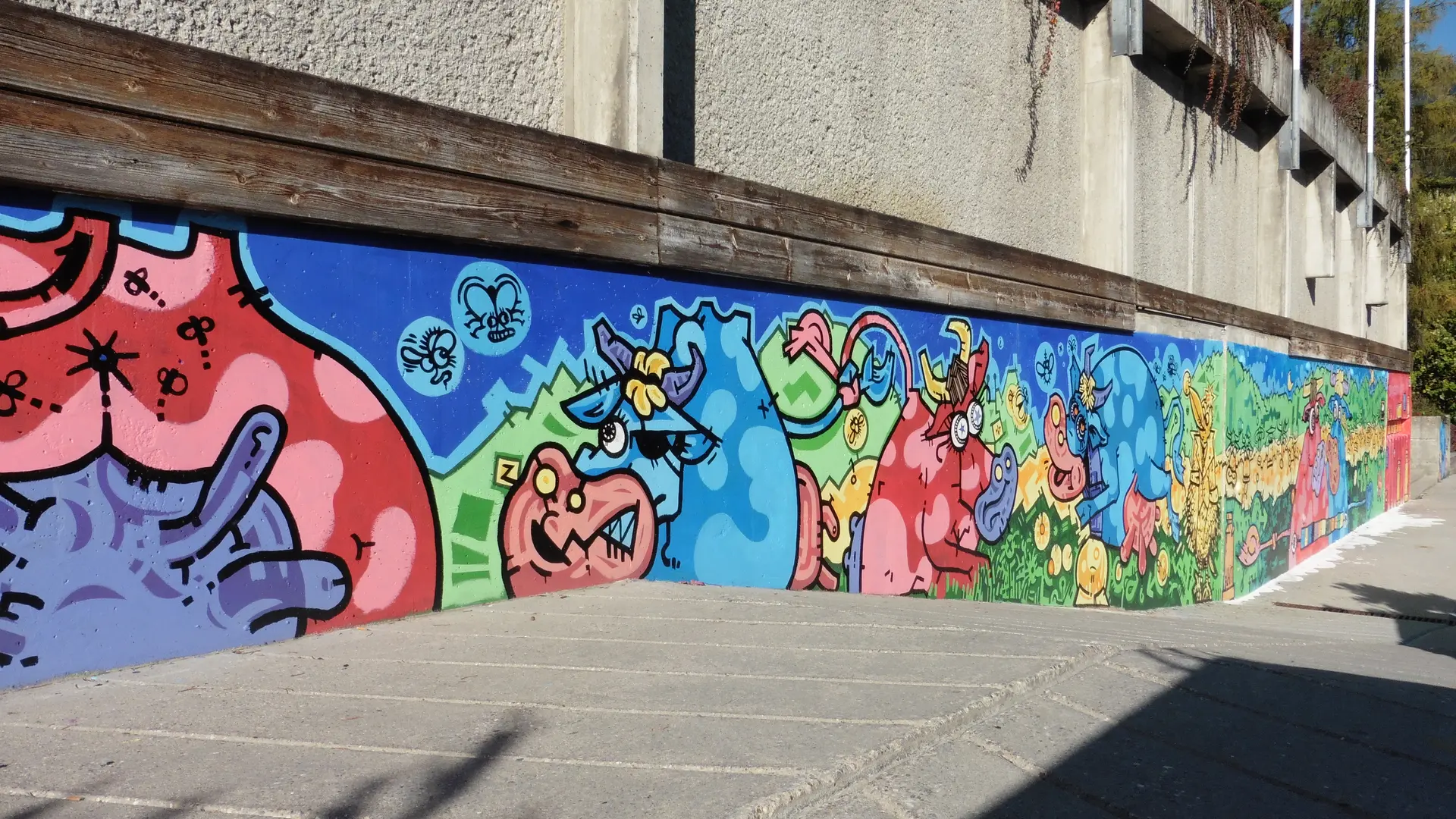 Art Vache Buvez du lait