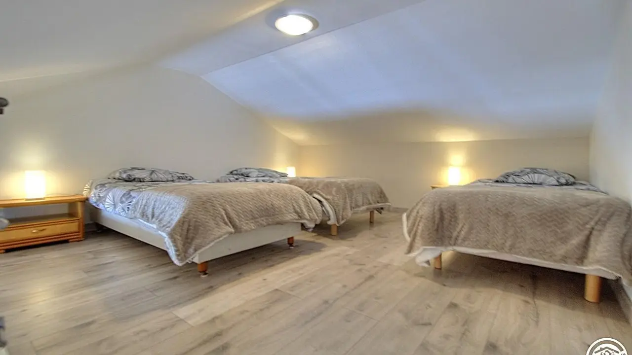 Chambre Bali, 3 lits simples en mezzanine
