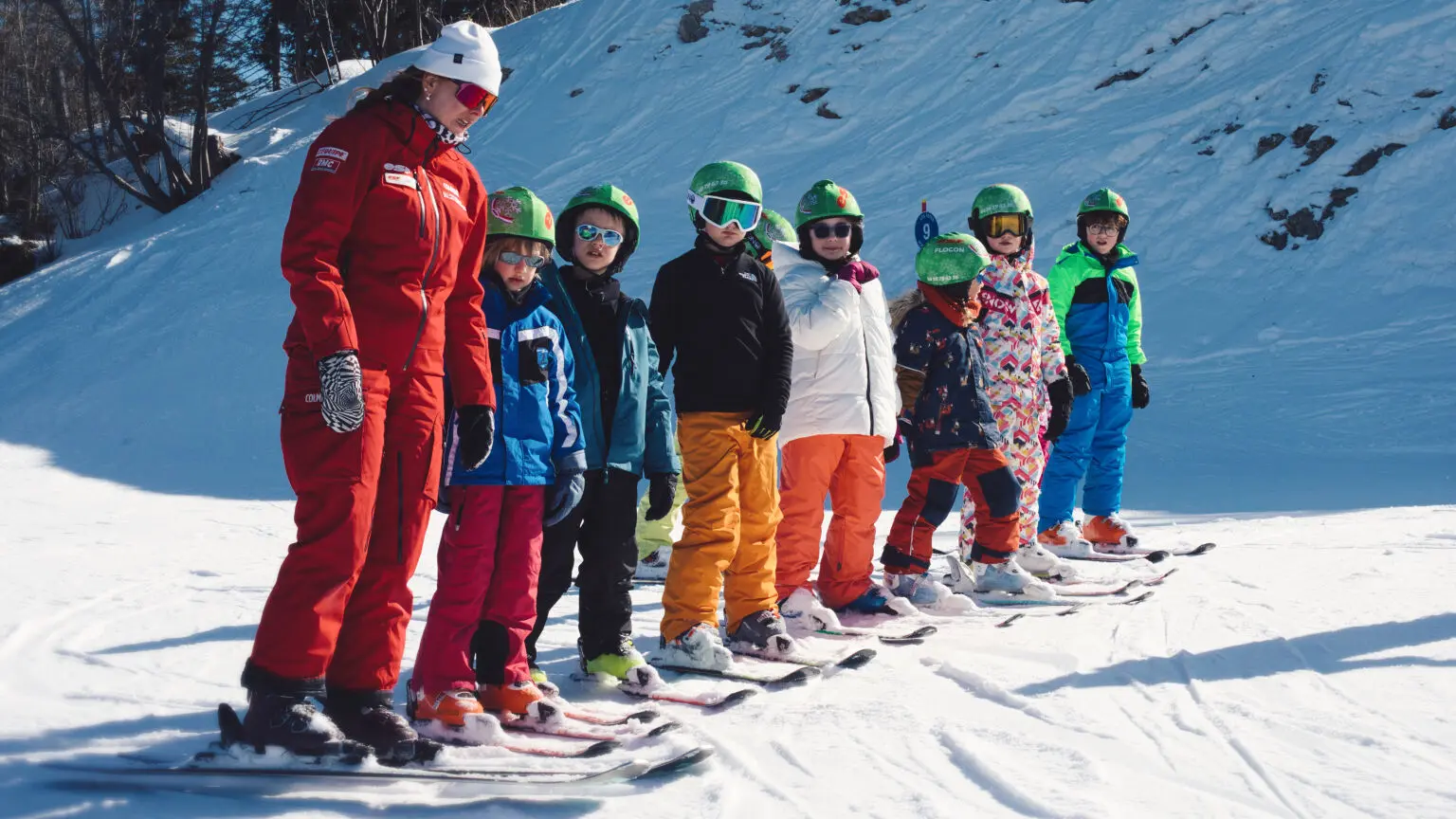 Cours collectif de ski alpin_Saint-Jean-d'Aulps