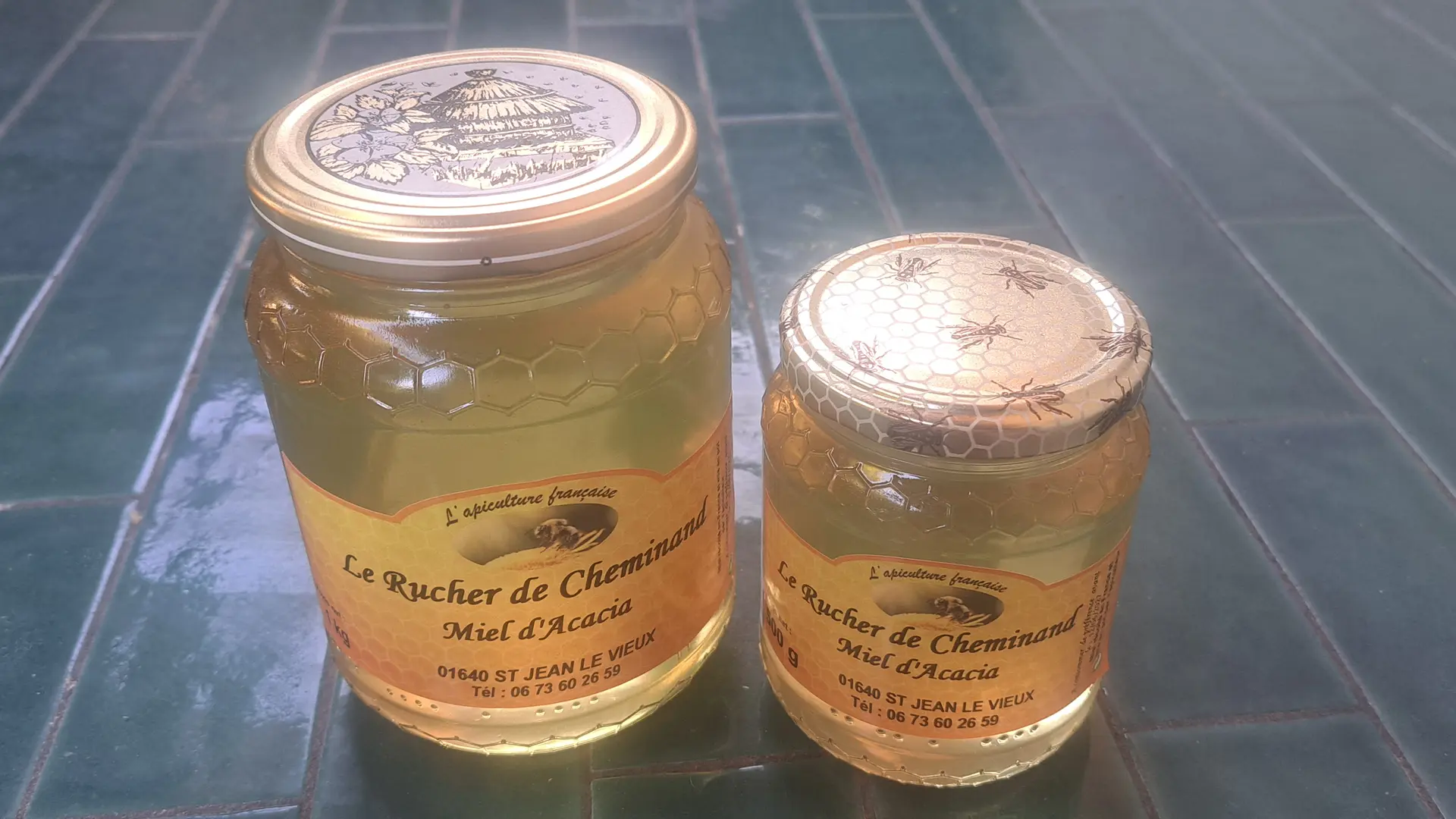 Miel d'acacia - pots différente contenance