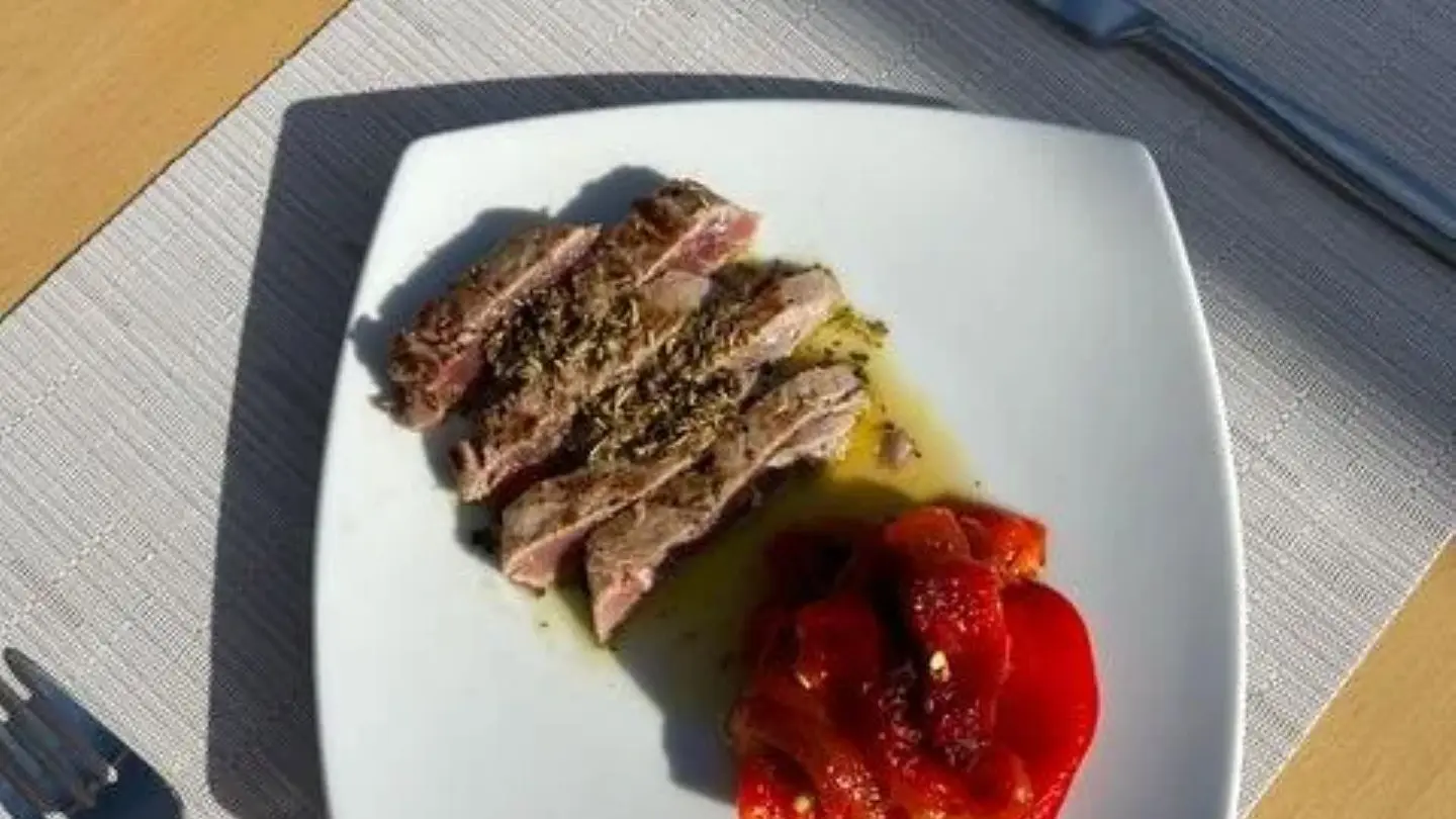 Tataki thon poivrons