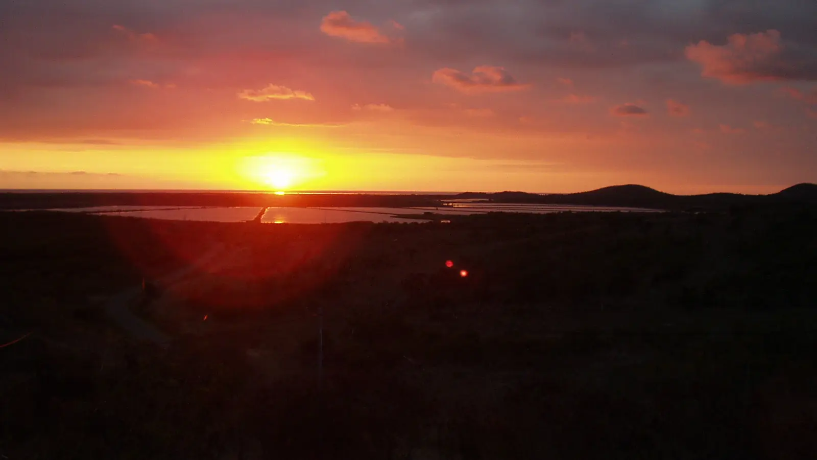 Couché du soleil sur Sodacal