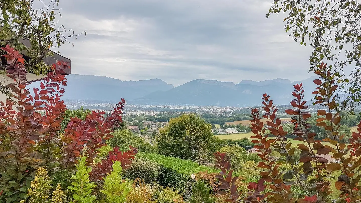 Vue panoramique depuis espace paysagé