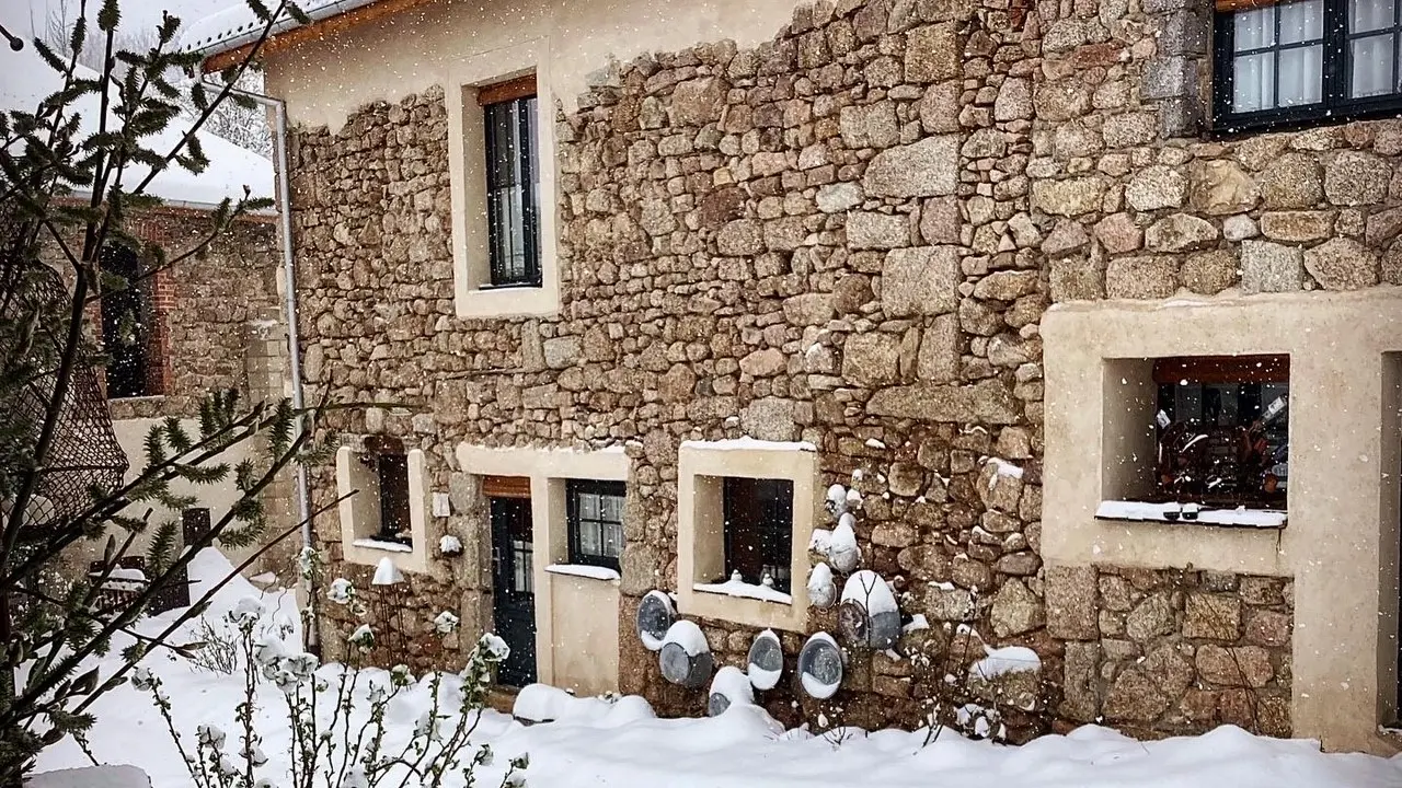 La Laiterie du Gontey sous la neige