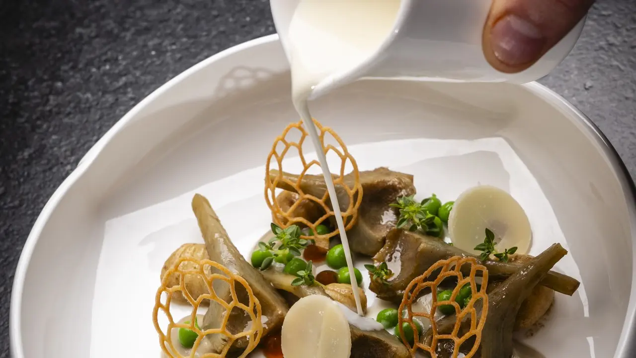 Domaine La Pierre Blanche - Restaurant L'Opale_Eygalières_plat gastro 2