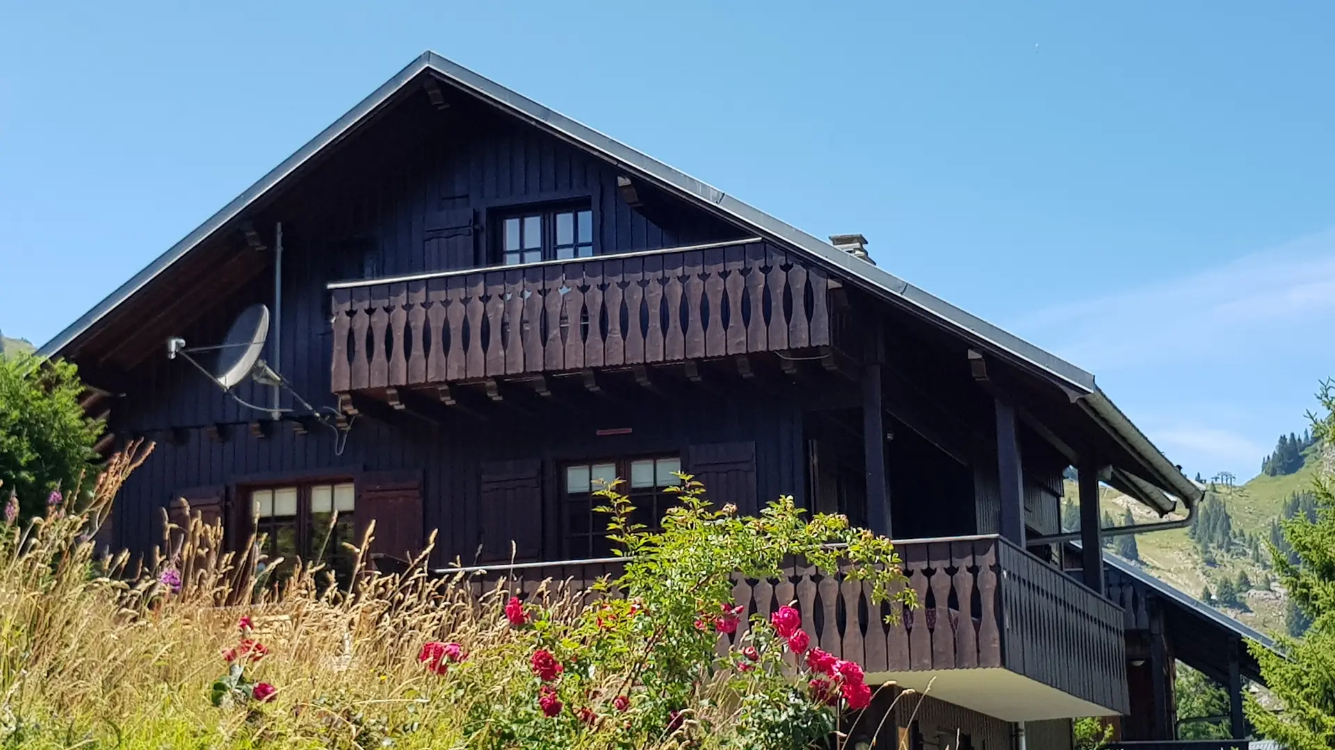 Chalet en été