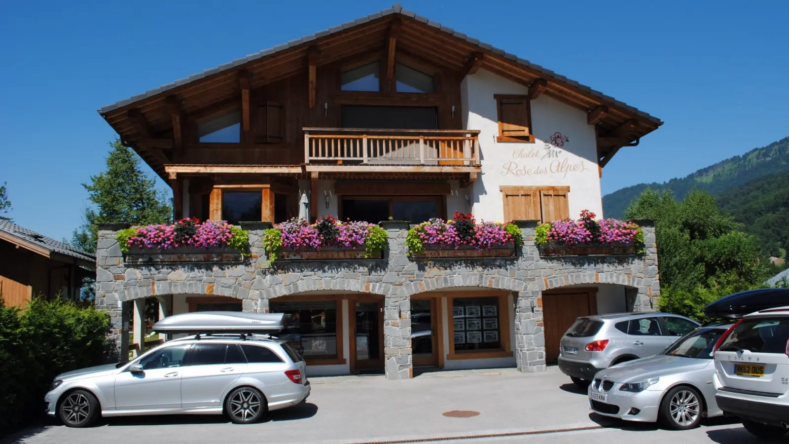 devanture du chalet