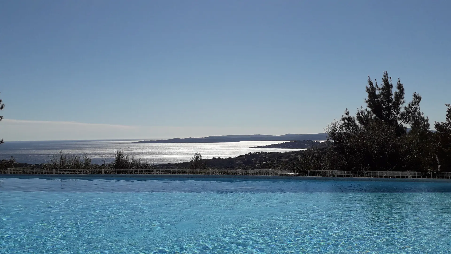 Vue piscine