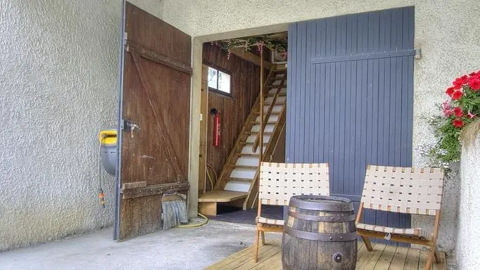 Terrasse privée à la chambre
