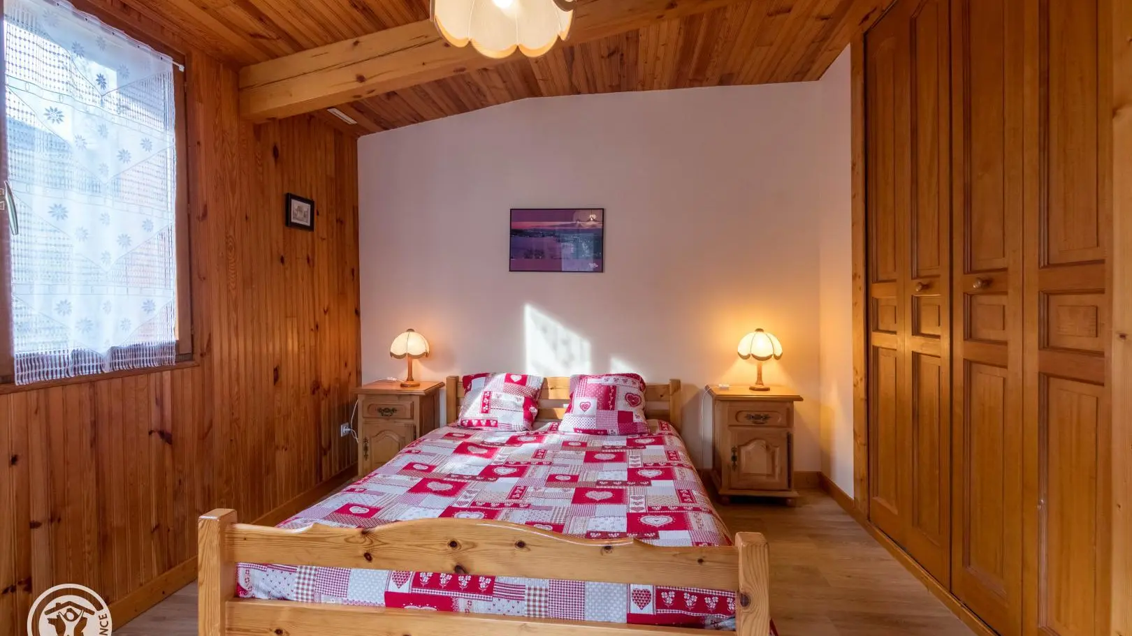 Chambre 1 avec 1 lit de 140x190cm