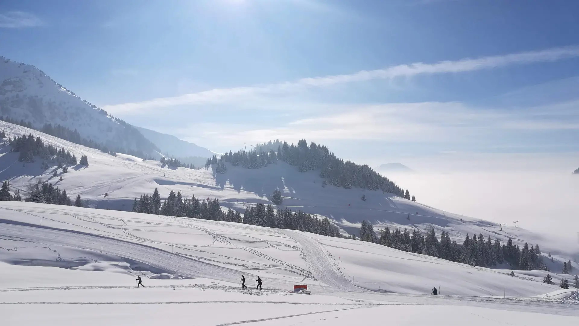 Praz de Lys Sommand en hiver