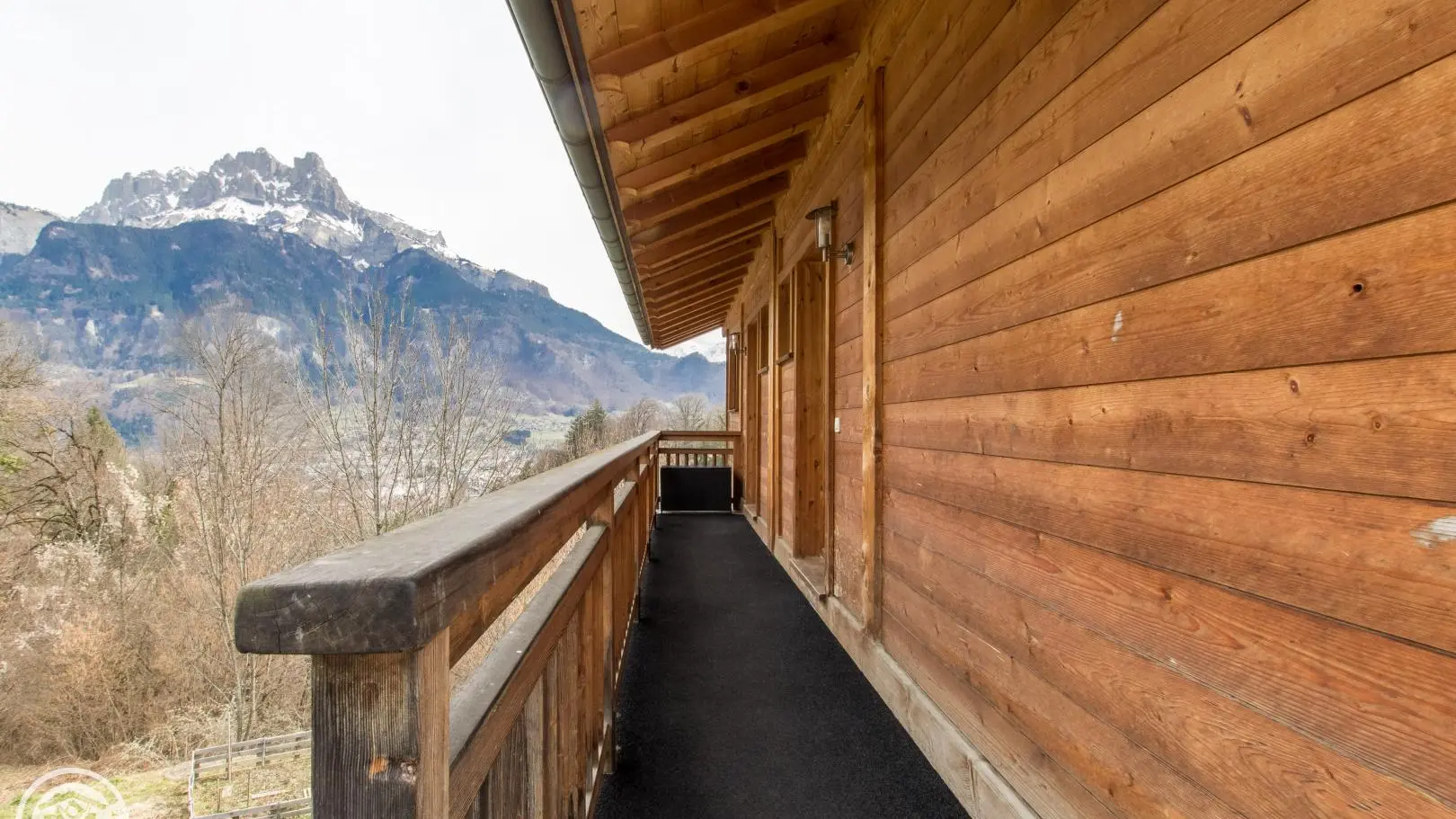 Accès depuis le parking