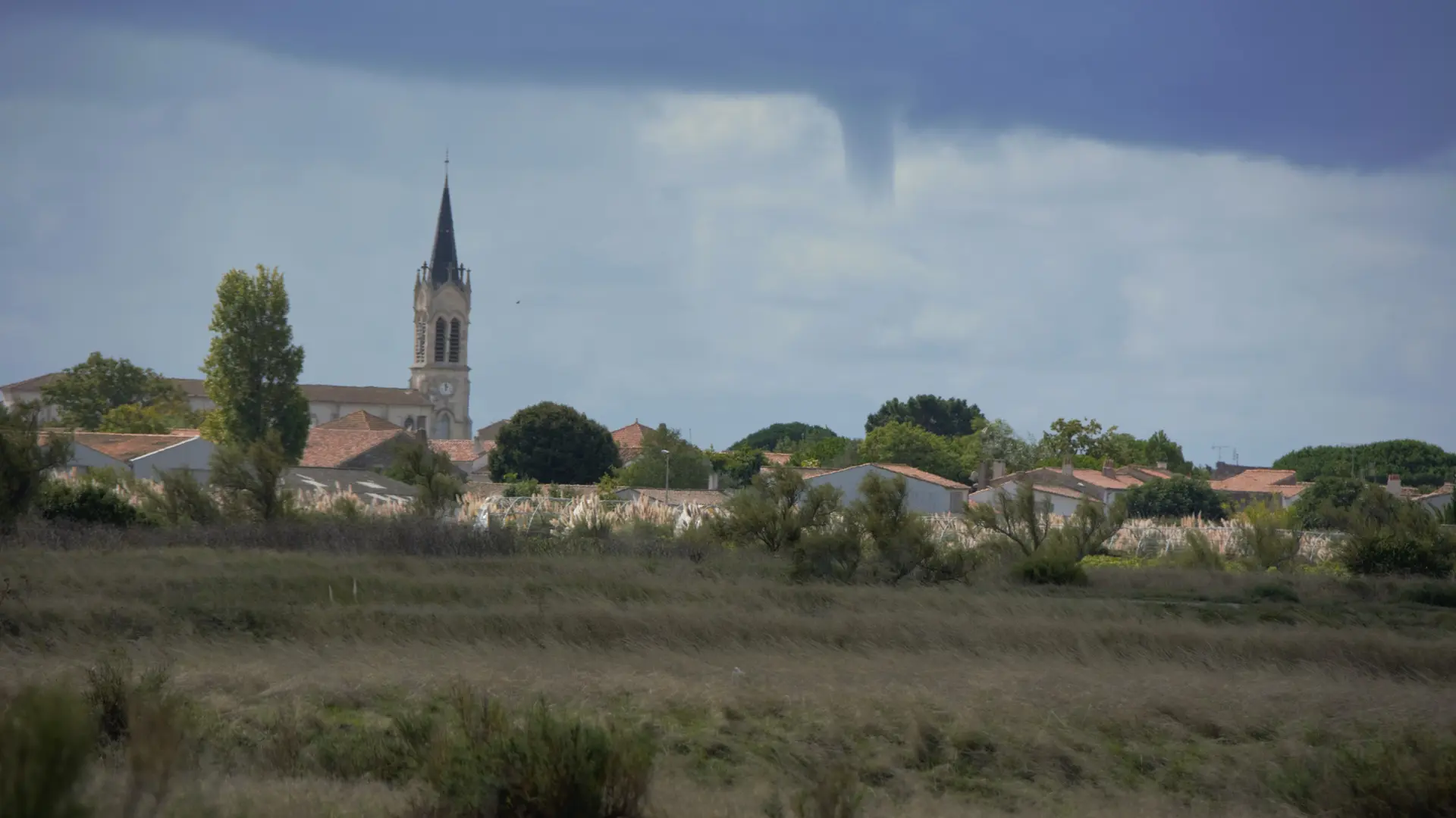 La Couarde sous la tempête