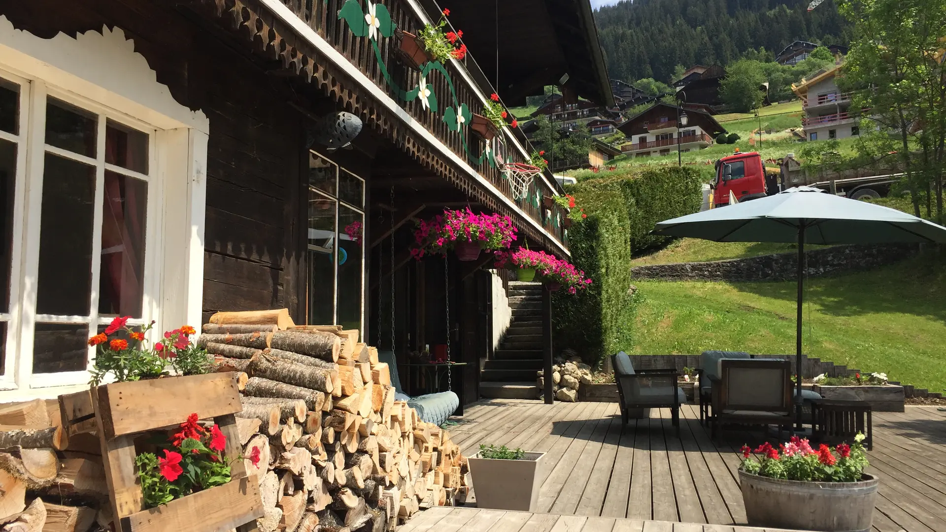Terrasse - La Chaumière