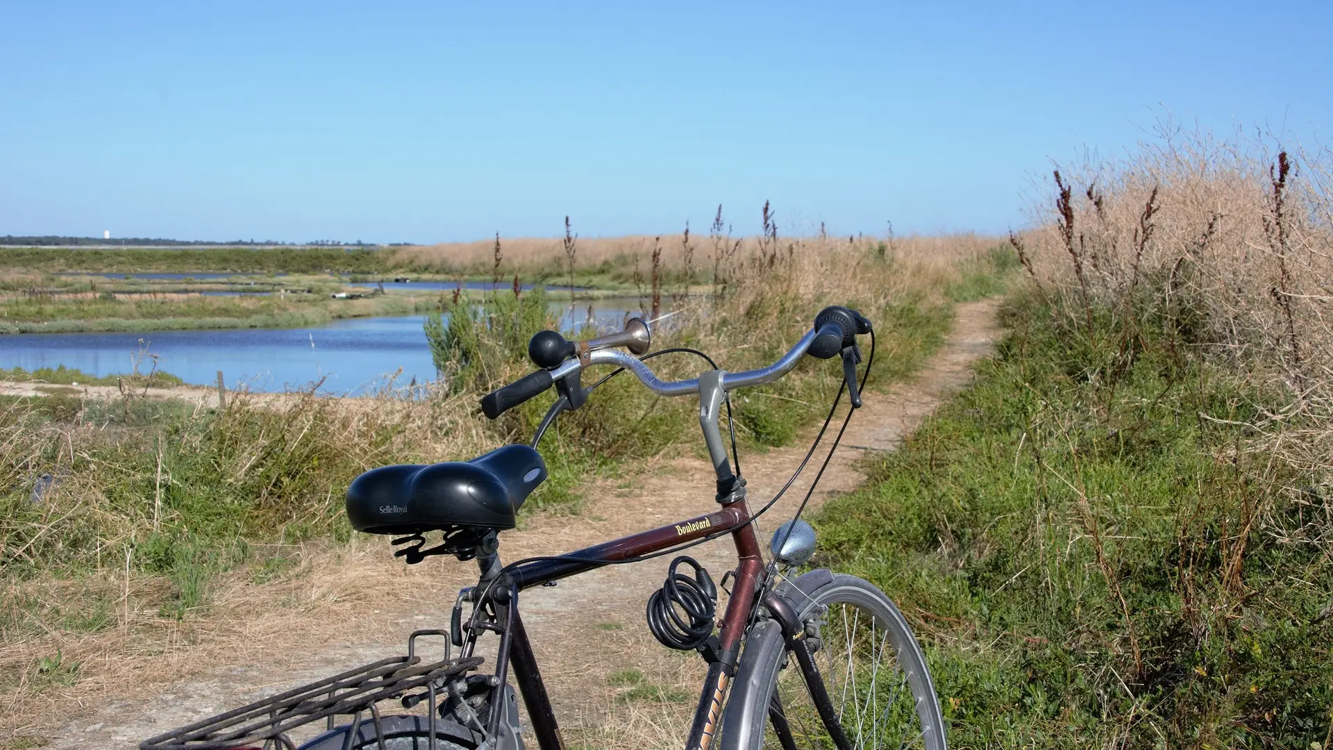 A biclyclette ...