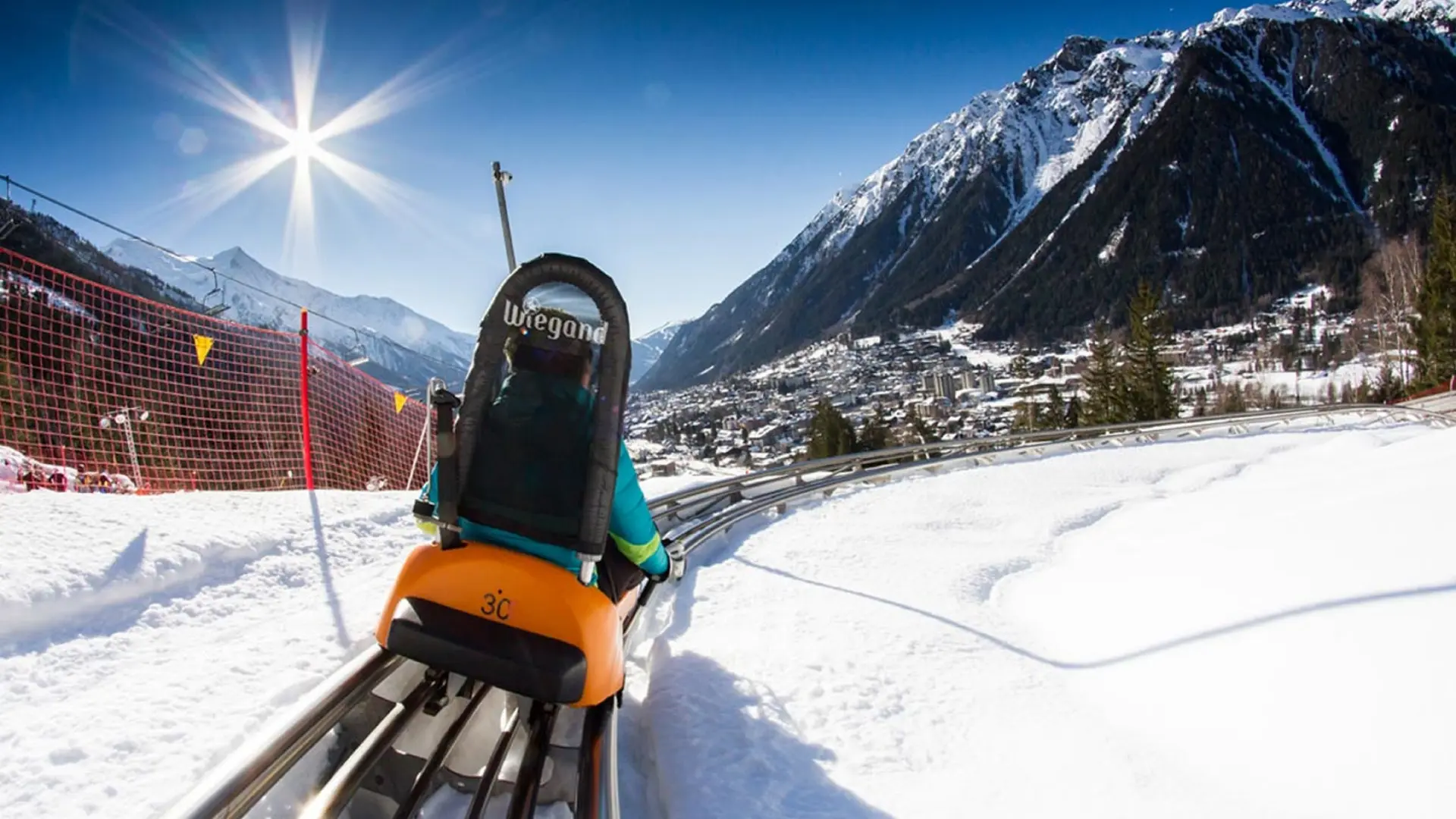 La luge en hiver aux Planards