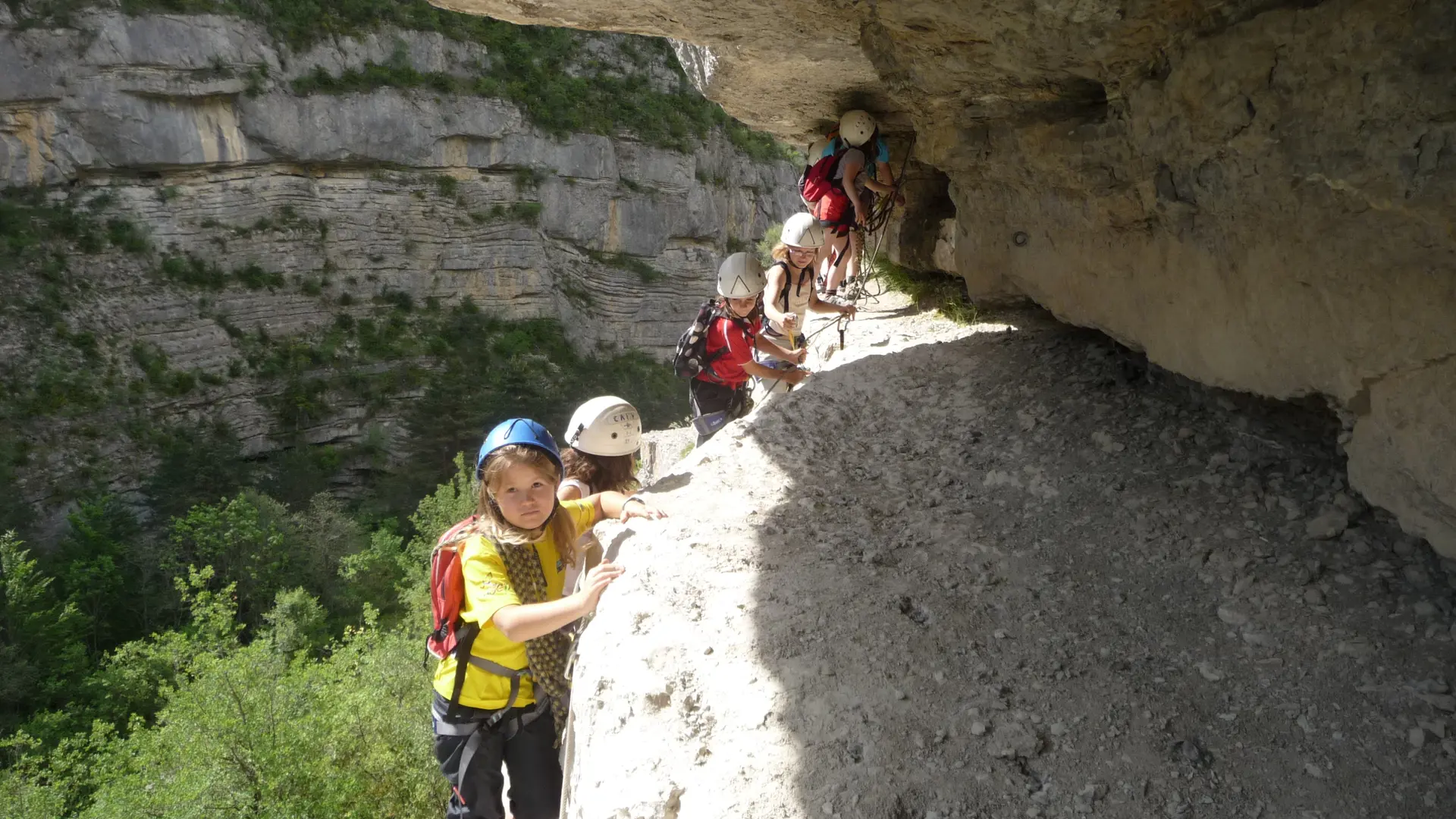 Via Ferrata d’Agnielles avec Eric Fossard Bleu Montagne.