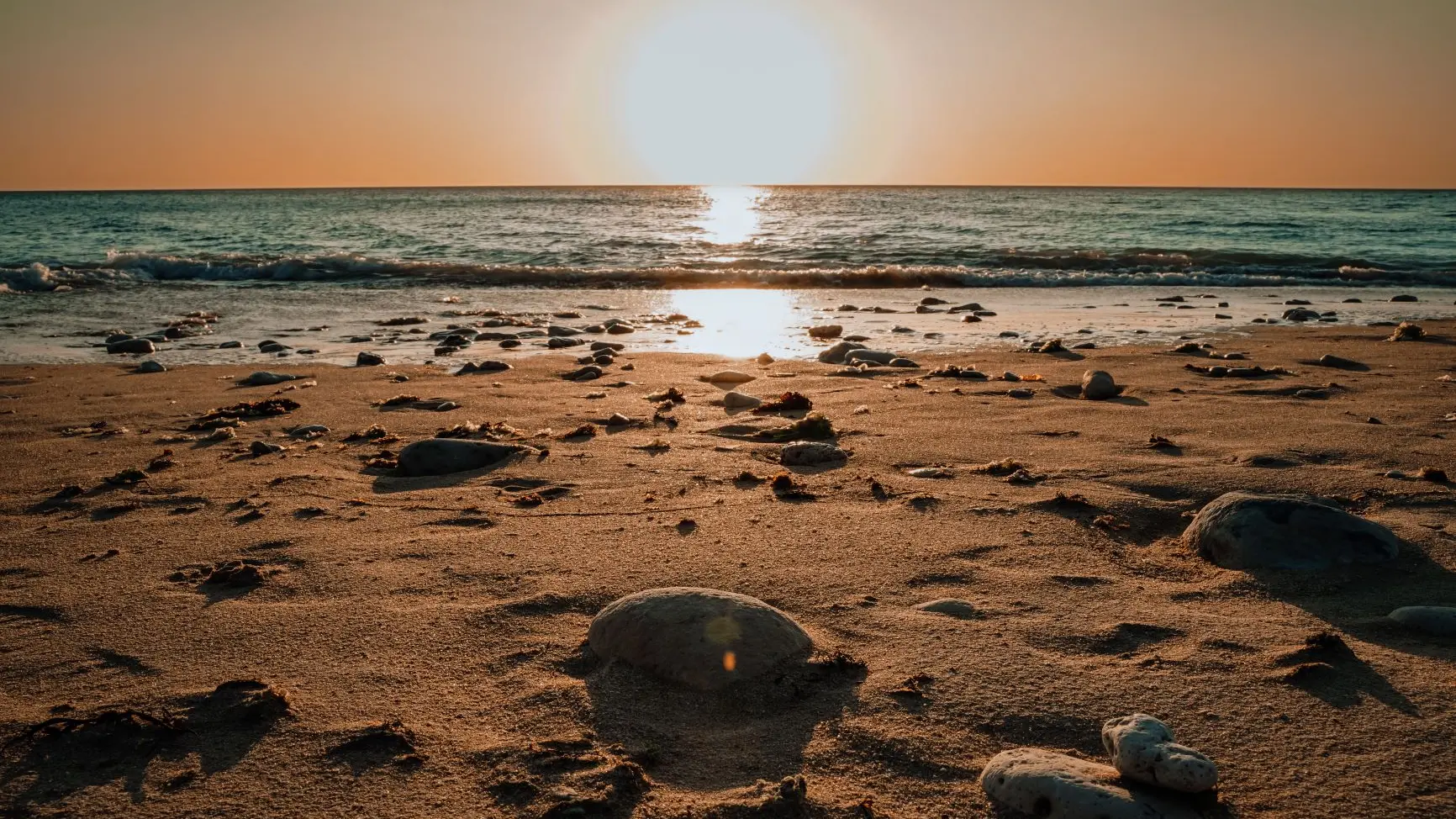 Coucher de soleil sur l'île de Ré