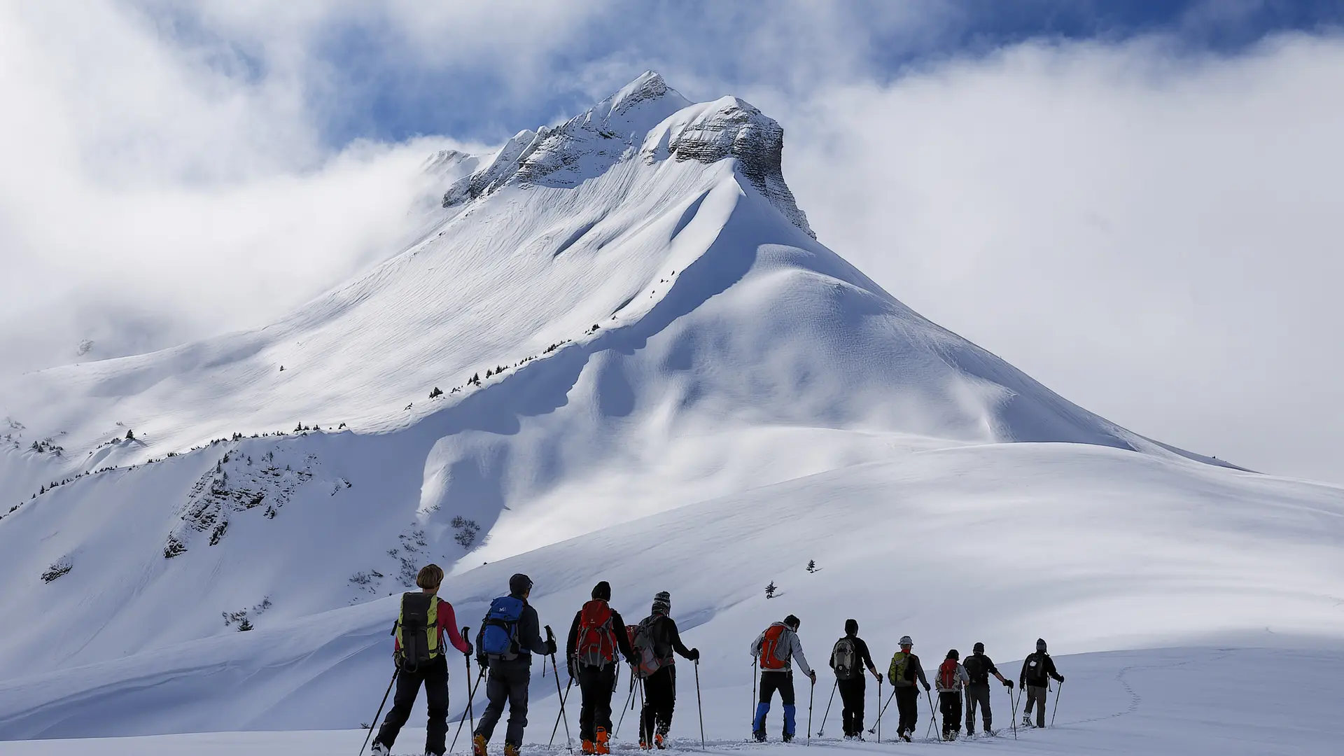 Randonnée montagne hiver