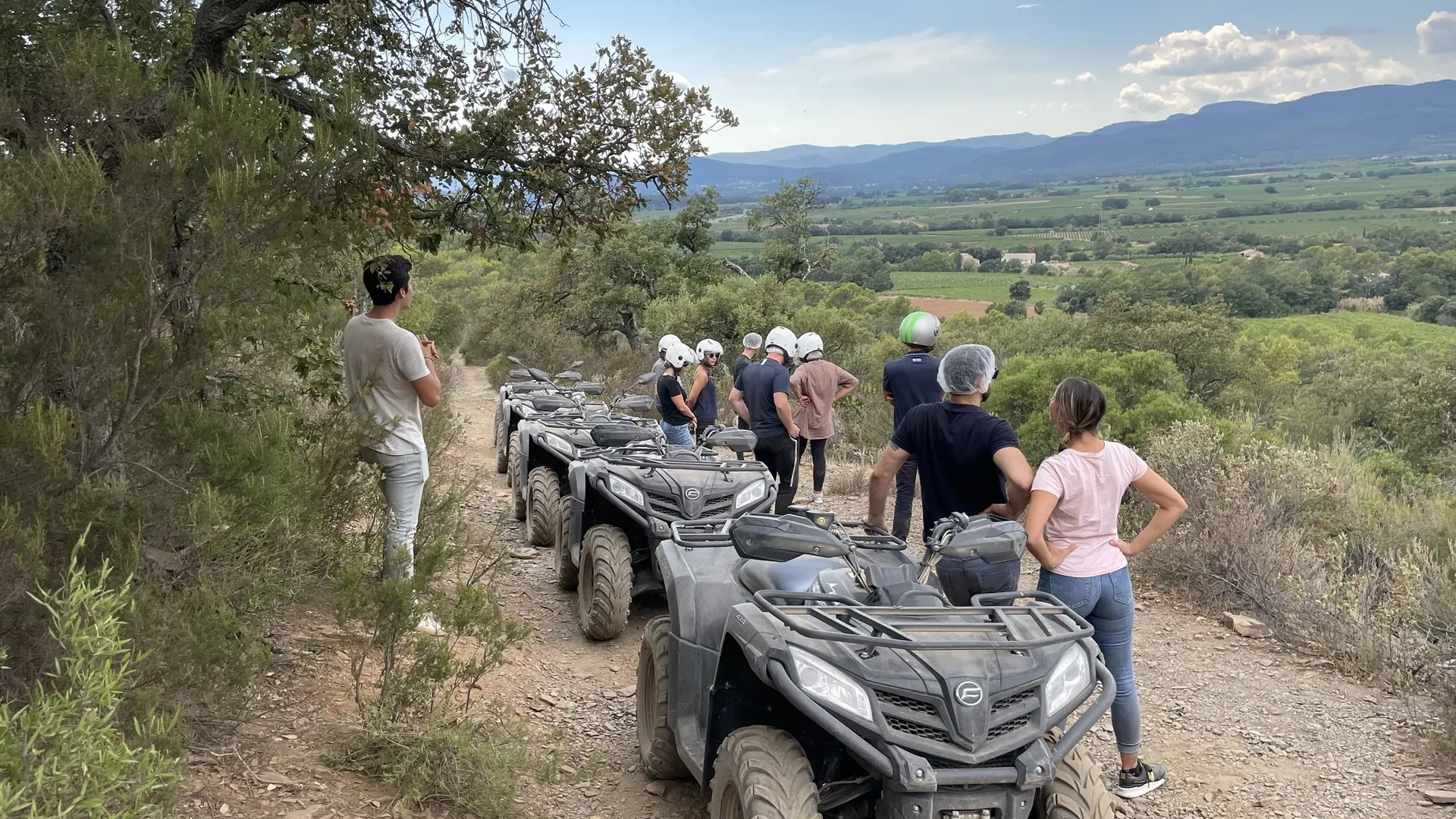 Balade en Quad dans les vignes à Pierrefeu du Var