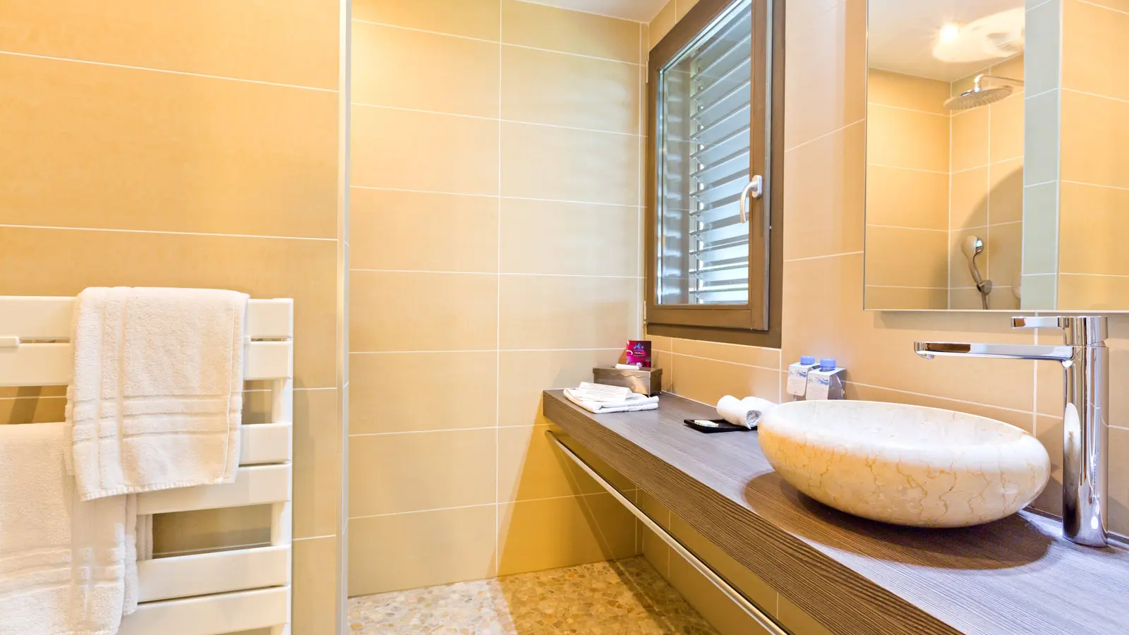 Salle de bain hotel La Croix de Savoie